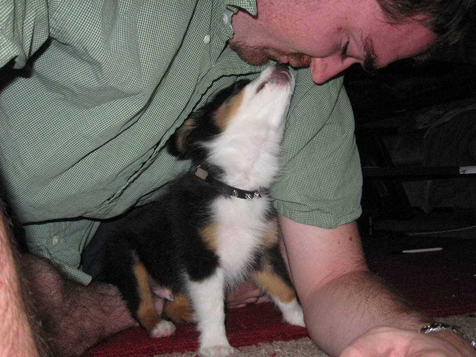 Ted Brewsaugh with Harvey